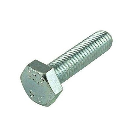 Class 8.8, M12-1.75 Hex Head Cap Screw, Zinc Plated Steel, 45 Mm L, 325 PK